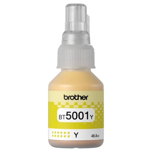 Botellas de Tinta Brother BT-5001 Amarilla T220/T420W/T720W