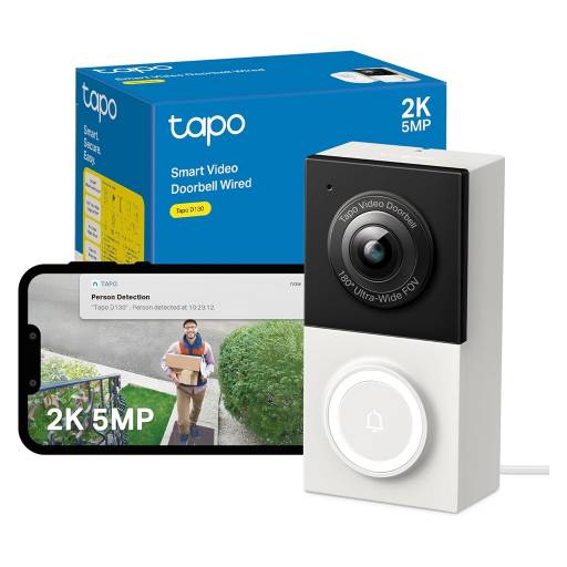 Timbre Inteligente con C�mara 2K 5MP TP-LINK Tapo D130