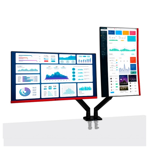 Soporte doble para Monitor Teros TE-7114 de 22" a 32"