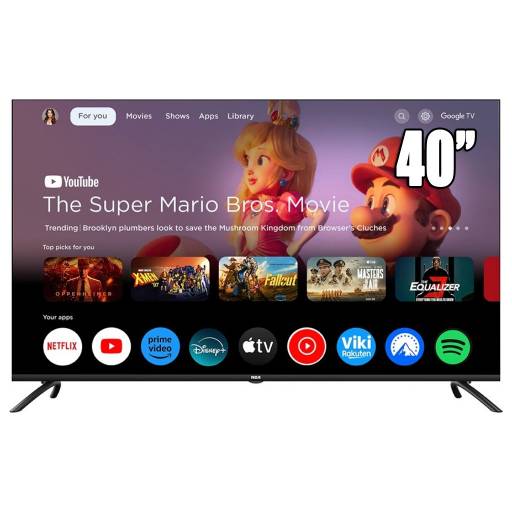 Televisor LED Smart TV RCA R40GL100 40" Full HD Google TV - 2 USB, 2 HDMI