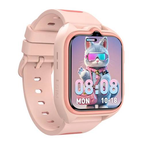 Reloj Inteligente Smartwatch Blackview Z30 Kids de 1,83" LTE Wifi Rosado