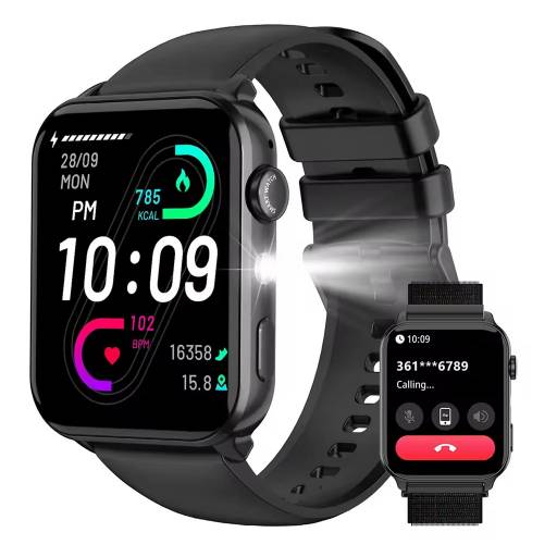 Reloj Inteligente Smartwatch Blackview R30 Max de 1.91" Negro