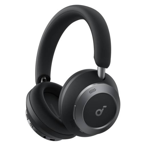 Auriculares Soundcore Space One Pro Bluetooth ANC 60Hs Negros - Manos libres