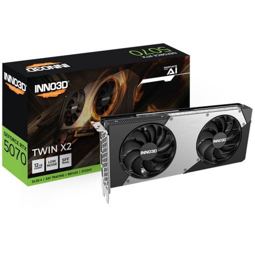 Tarjeta de Video Inno3d RTX5070 Twin X2 12GB GDDR7 