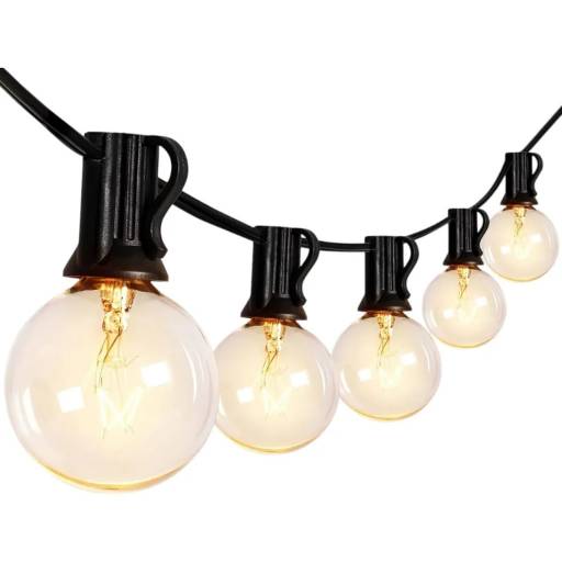 Guirnalda de 25 Luces Vintage C�lidas para Exterior 7.6 Mts