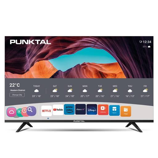 Televisor LED Smart TV Punktal 40" Full HD - 2 USB, 3 HDMI