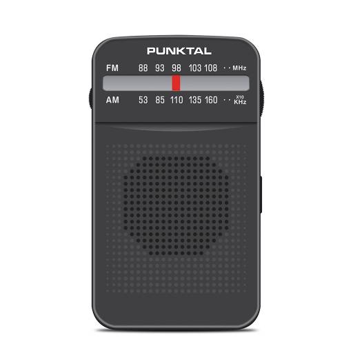 Radio Portatil Mini Punktal PK-24 AM y FM
