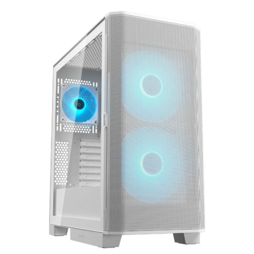 Gabinete Cougar Airface Flo 2 Fanes ARGB Blanco