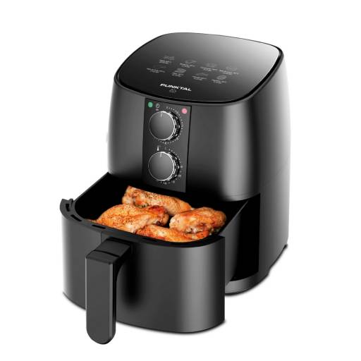 Freidora Sin Aceite Punktal PK-354FM Modelo XL 4 Litros 1400W Negro