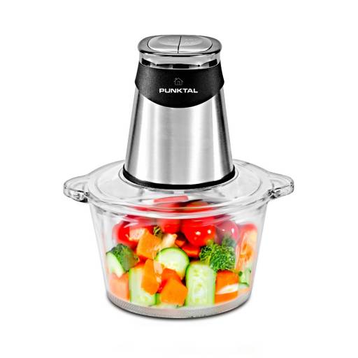 Picadora El�ctrica Punktal PK-12300A 500W 1.8L Acero Inoxidable Vegetales