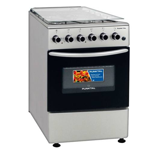 Cocina Super Gas Punktal PK-1930TK Mesada Inox Encendido Electr�nico