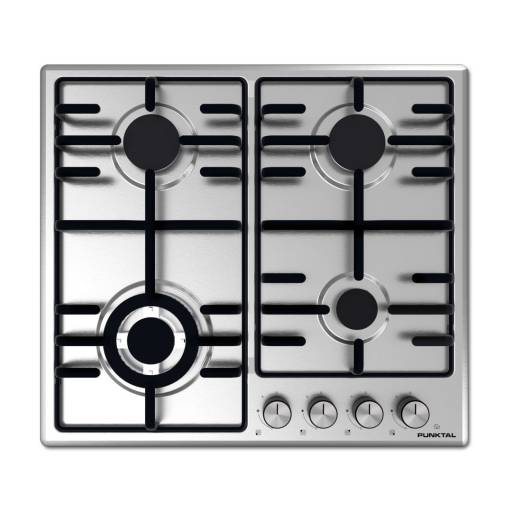 Anafe a Gas Punktal PK-702AG 4 Hornallas Enc. El�ctrico Inox