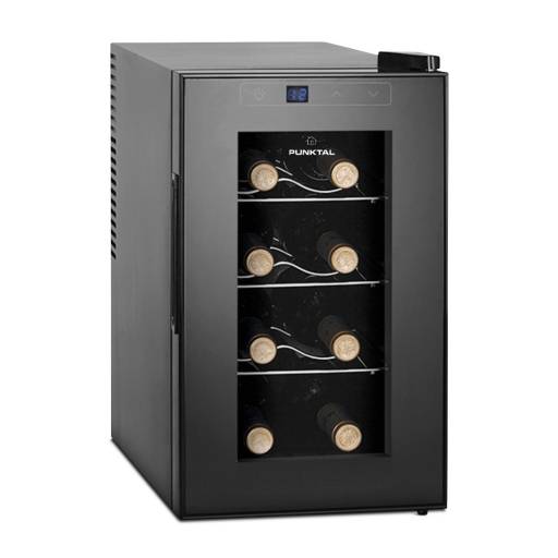 Enfriador De Vinos Punktal PK-EV8L 8 Botellas 23 Litros 