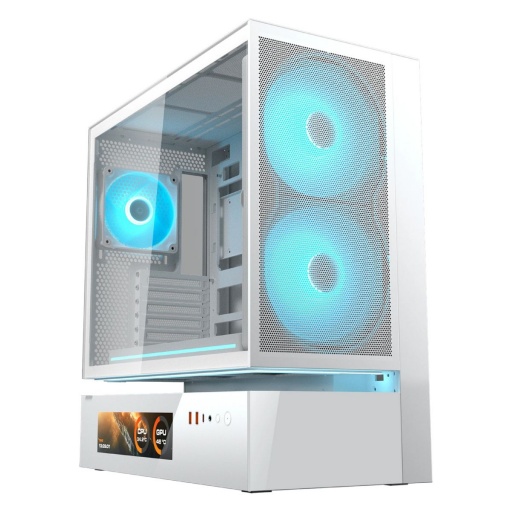 Gabinete Cougar CFV235 Mesh Vision 3 Fanes ARGB Blanco