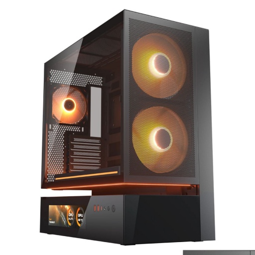 Gabinete Cougar CFV235 Mesh Vision 3 Fanes ARGB Negro