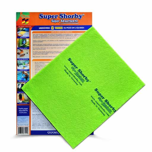 Super Shorby Toalla S�per Absorbente Multiuso 50x60 Verde