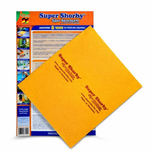 Super Shorby Toalla S�per Absorbente Multiuso 50x60 Naranja