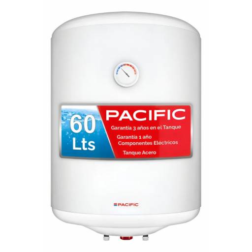 Termotanque Pacific 60L Tanque Acero Clase B PAU-VM-60 N4