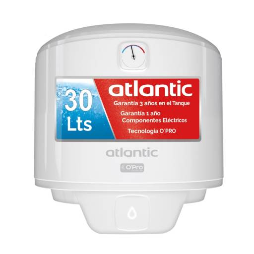Termotanque Atlantic 30L Tanque Acero Clase B VM-030 D400