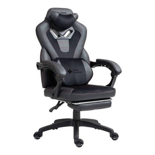 Silla Gamer Shot Gaming TITAN Cuero Ergon�mica C/Masajeador