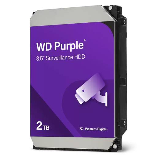 Disco Duro 3.5" WD Purple 2 TB Sata 3 WD23PURZ