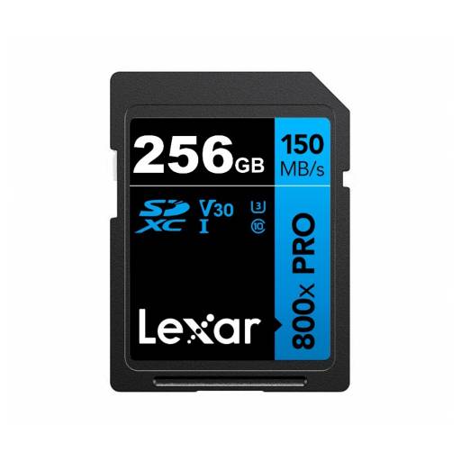 Memoria SDXC Lexar 800X Pro 256GB Blue Series