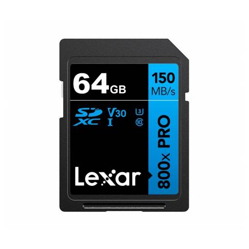 Memoria SDXC Lexar 800X Pro 64GB Blue Series
