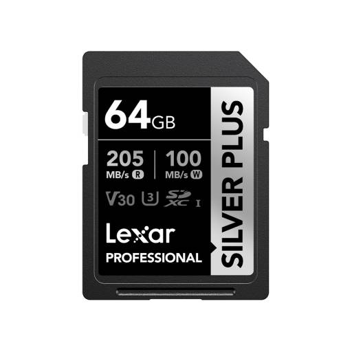 Memoria SDXC Lexar Pro 64GB Silver Plus