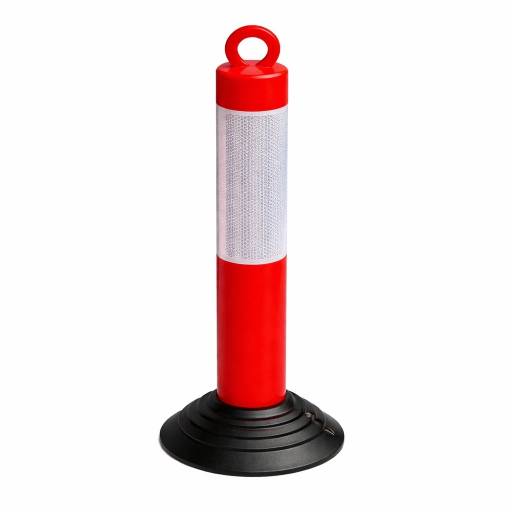 Poste Elástico Flexible con Banda Reflectiva de 80cm