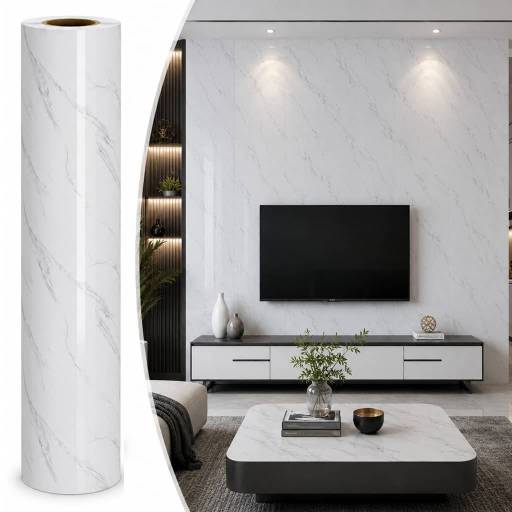 Placa Adhesiva Simil Marmol Rollo de 1.20 x 3 Metros BS-37123