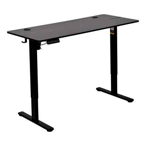 Escritorio El�ctrico Regulable Botones Programables 120cm Negro