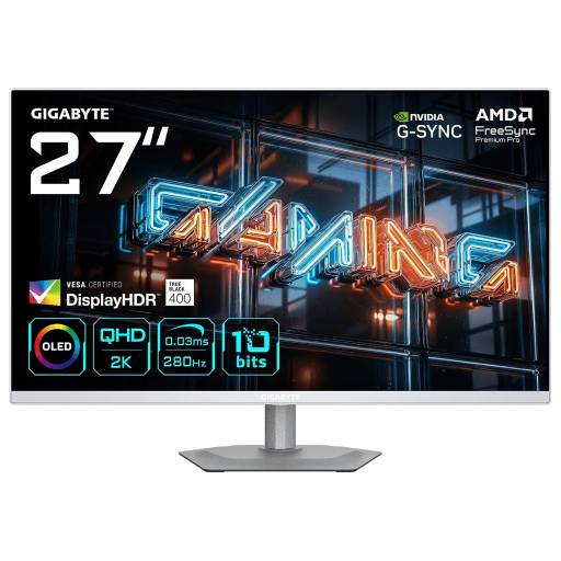 Monitor Gigabyte MO27Q2A ICE 27" QHD QD-OLED 280Hz 0.03ms