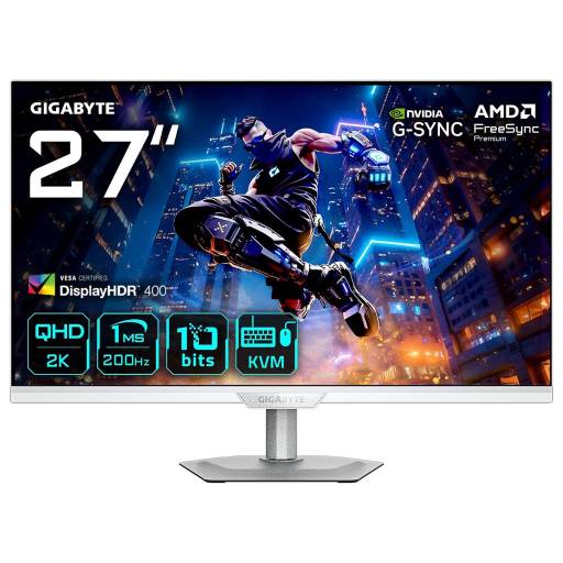 Monitor Gigabyte M27Q2 QD ICE 27" QHD 200Hz - HDMIx2, USB-C, DP