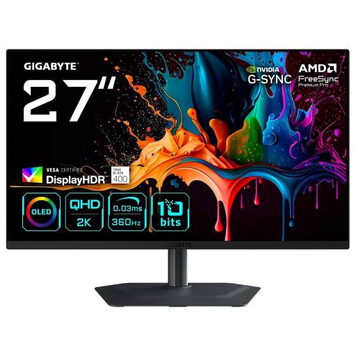 Monitor Gigabyte MO27Q3 27" QHD QD-OLED 360Hz 0.03ms