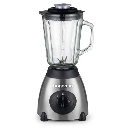 Licuadora Hogaron 350W con Jarra de Vidrio 1.5 L y 2 Velocidades