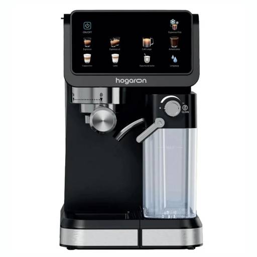 Cafetera Espresso Hogaron 1350W Digital 9 en 1 20 Bares 1.5L