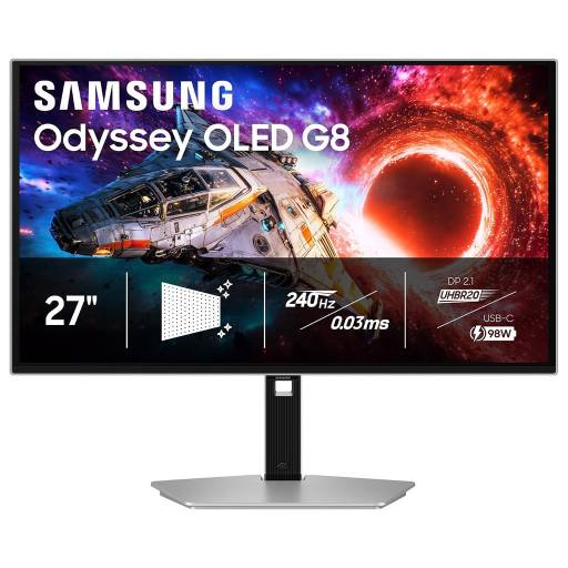Monitor Samsung Odyssey G8 27" Oled 4k 240hz G80SH