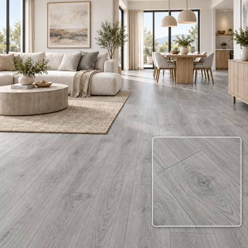 Piso Vin�lico SPC Click S�mil Madera 5.5mm con Manta 2,64m� 05001