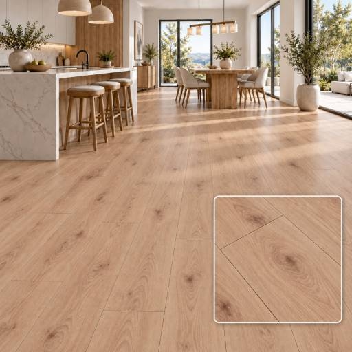 Piso Vin�lico SPC Click S�mil Madera 5.5mm con Manta 2,64m� 05006