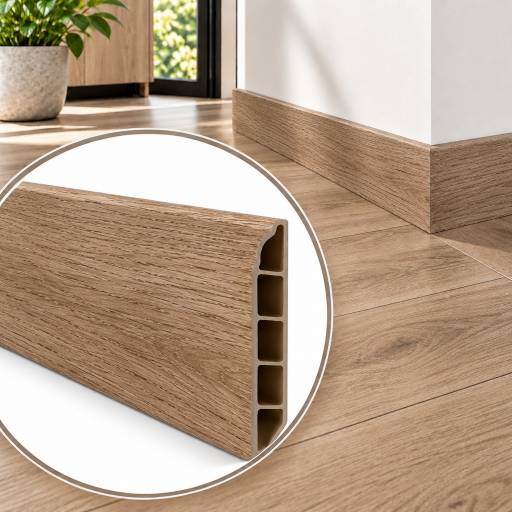 Z�calo SPC S�mil Madera 2.40m Resistente Roble 05003