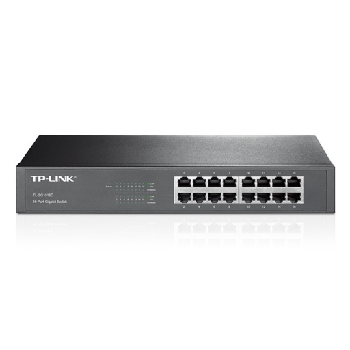 Switch TP-LINK TL-SG1016D 16 Puertos Gigabit Carcasa Met�lica Rackeable