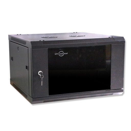 Rack MYConnection! MYC-6606 6U 600x600 Pared/Piso Negro