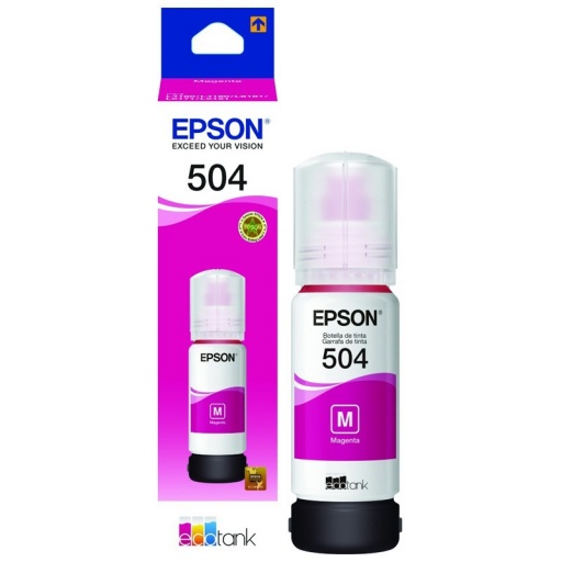 Botellas de Tinta Epson T504 Magenta L4150/L4160/L6161