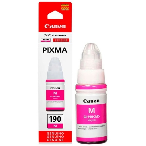 Botellas de Tinta Canon GL-190 Magenta G1100/G2110/G3110