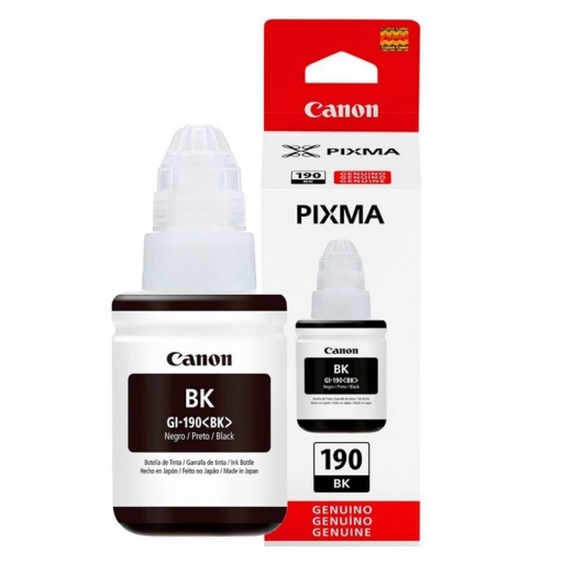Botellas de Tinta Canon GL-190 Negro G1100/G2110/G3110