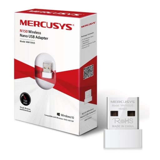 Mini Adaptador USB Wireless Mercusys MW150US 150 Mbps