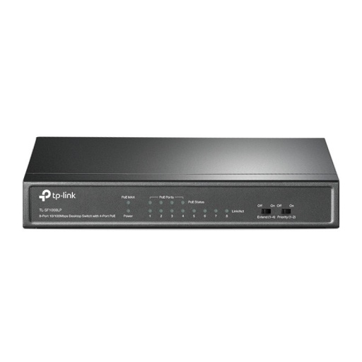 Switch TP-LINK TL-SF1008LP 8 Puertos 10/100 con 4 POE Carcasa Met�lica