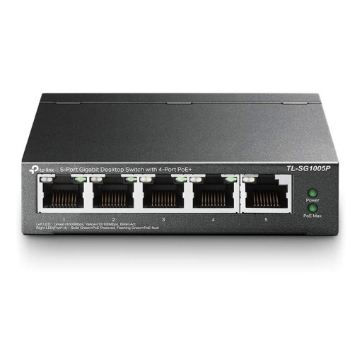 Switch TP-LINK TL-SG1005P 5 Puertos Gigabit 4 POE Carcasa Metlica