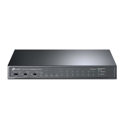 Switch TP-LINK TL-SL1311MP 8 Puertos 10/100 PoE+ 2 Gigabit 1 SFP
