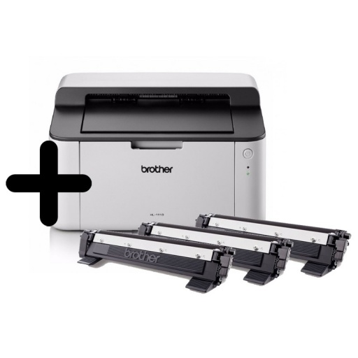 Impresora Lser Brother HL-1200 Monocromtica - USB + 2 Toner Extra